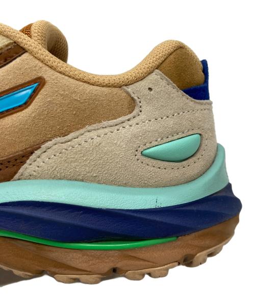 MIZUNO（ミズノ）MIZUNO (ミズノ) DIGAWEL (ディガウェル) ウエーブ ライダー ベータ ベージュ×ブルー サイズ:US7.5の古着・服飾アイテム