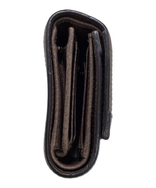 GUCCI（グッチ）GUCCI (グッチ) オフディア三つ折り財布 ベージュの古着・服飾アイテム