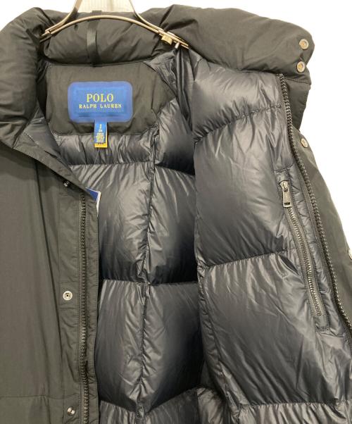 POLO RALPH LAUREN（ポロ・ラルフローレン）POLO RALPH LAUREN (ポロ・ラルフローレン) モックネック ダウン コート ブラック サイズ:Ｓの古着・服飾アイテム