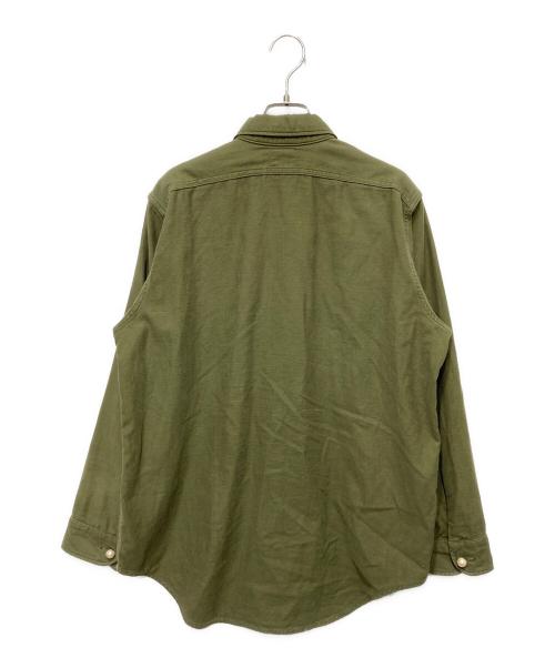 MADISON BLUE（マディソンブルー）MADISON BLUE (マディソンブルー) ハンプトン パールモチーフボタン シャツ オリーブ サイズ:1の古着・服飾アイテム