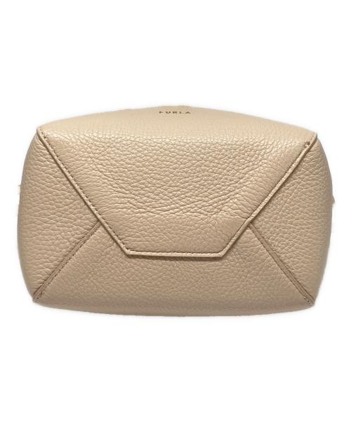 FURLA（フルラ）FURLA (フルラ) ネット ミニ ショルダーバッグ ベージュの古着・服飾アイテム