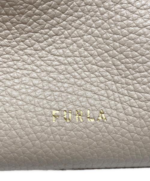 FURLA（フルラ）FURLA (フルラ) ネット ミニ ショルダーバッグ ベージュの古着・服飾アイテム