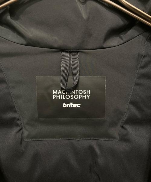 MACKINTOSH PHILOSOPHY（マッキントッシュ フィロソフィー）MACKINTOSH PHILOSOPHY (マッキントッシュ フィロソフィー) ブリテック ダウンブルゾン シルキータッチナイロン ブラック サイズ:38の古着・服飾アイテム