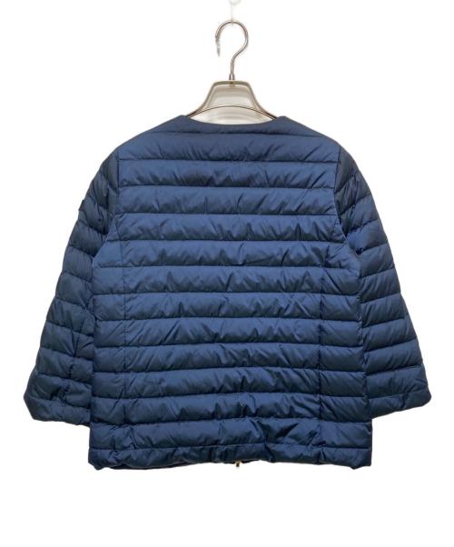 TATRAS（タトラス）TATRAS (タトラス) Demi-Luxe Beams (デミルクス ビームス) 別注 アカッチャ ノーカラーダウンジャケット ネイビー サイズ:3の古着・服飾アイテム