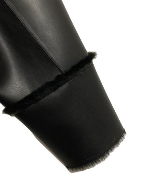 MACPHEE（マカフィー）MACPHEE (マカフィー) フェイクムートン リバーシブルショートコート ブラック サイズ:36の古着・服飾アイテム