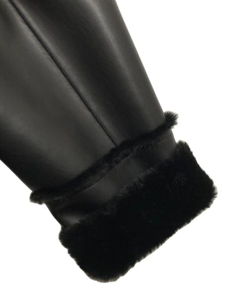 MACPHEE（マカフィー）MACPHEE (マカフィー) フェイクムートン リバーシブルショートコート ブラック サイズ:36の古着・服飾アイテム