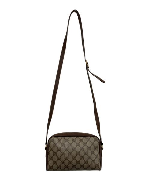 GUCCI（グッチ）GUCCI (グッチ) シェリーラインショルダーバッグ ブラウンの古着・服飾アイテム