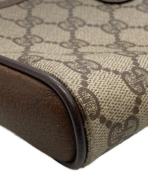 GUCCI（グッチ）GUCCI (グッチ) シェリーラインショルダーバッグ ブラウンの古着・服飾アイテム