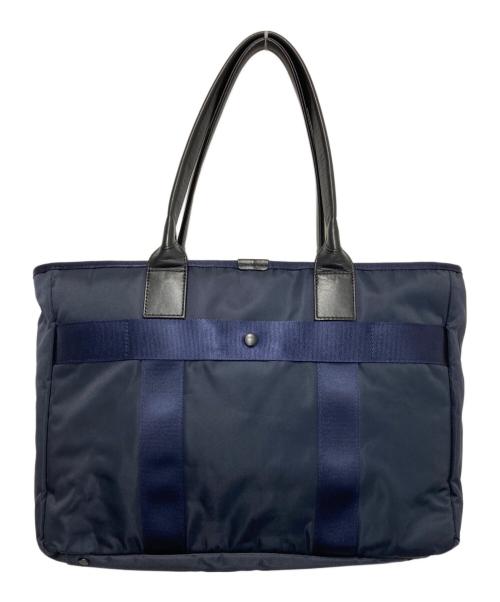 PORTER（ポーター）PORTER (ポーター) タイム トートバッグ ネイビーの古着・服飾アイテム