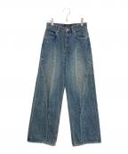UNITED TOKYOユナイテッドトーキョー）の古着「カーブラインデニムパンツ」｜ブルー