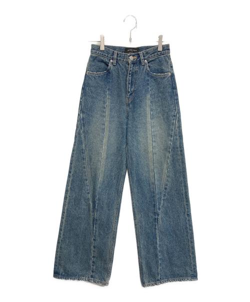 UNITED TOKYO（ユナイテッドトーキョー）UNITED TOKYO (ユナイテッドトーキョー) カーブラインデニムパンツ ブルー サイズ:1の古着・服飾アイテム