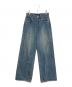 UNITED TOKYO（ユナイテッドトーキョー）の古着「カーブラインデニムパンツ」｜ブルー