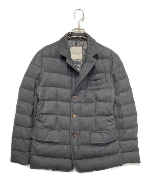 MONCLER（モンクレール）MONCLER (モンクレール) RODIN テーラードダウンジャケット グレー サイズ:1の古着・服飾アイテム