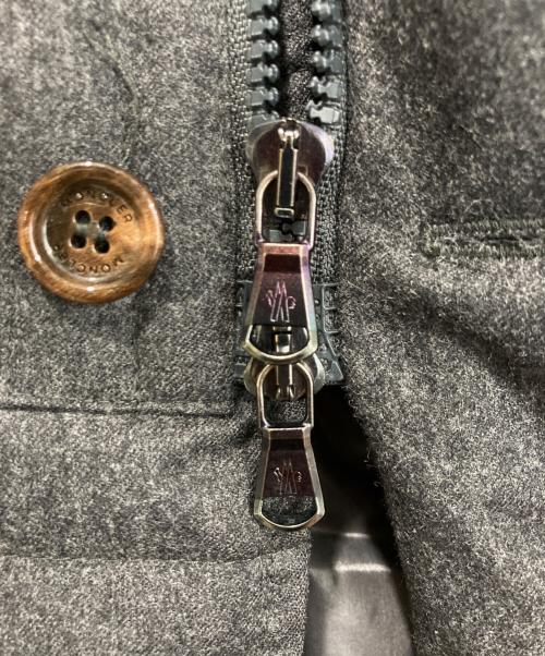 MONCLER（モンクレール）MONCLER (モンクレール) RODIN テーラードダウンジャケット グレー サイズ:1の古着・服飾アイテム