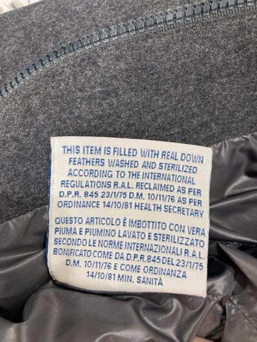 MONCLER（モンクレール）MONCLER (モンクレール) RODIN テーラードダウンジャケット グレー サイズ:1の古着・服飾アイテム