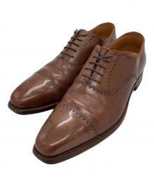 SCOTCH GRAIN（スコッチグレイン）の古着「ベルオムストレートチップシューズ」｜ブラウン