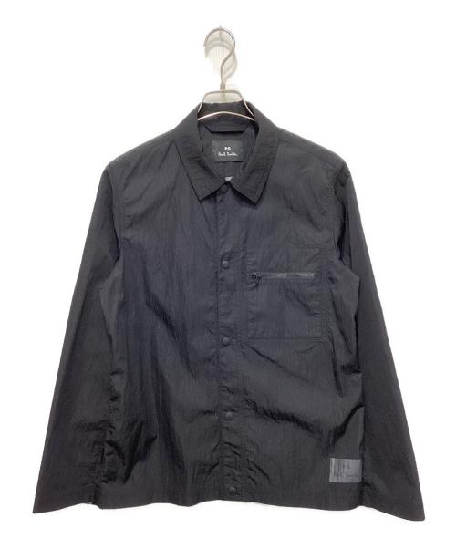 PS Paul Smith（ＰＳポールスミス）PS Paul Smith (ＰＳポールスミス) ライトウェイトナイロンコーチジャケット ブラック サイズ:Lの古着・服飾アイテム