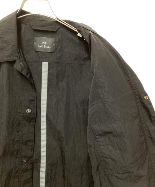 PS Paul Smith（ＰＳポールスミス）PS Paul Smith (ＰＳポールスミス) ライトウェイトナイロンコーチジャケット ブラック サイズ:Lの古着・服飾アイテム