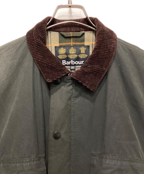 Barbour（バブアー）Barbour (バブアー) KAPTAIN SUNSHINE (キャプテンサンシャイン) スタンドカラートラベラーコート オリーブ サイズ:38の古着・服飾アイテム