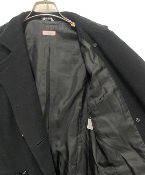 MaxMara（マックスマーラ）MaxMara (マックスマーラ) Pコート ブラック サイズ:42（M~L）の古着・服飾アイテム