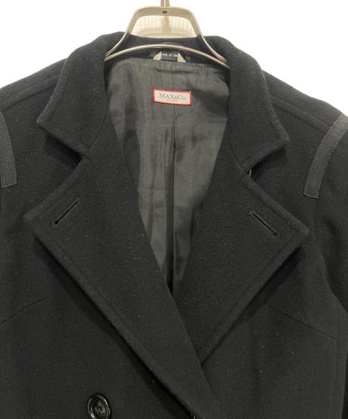 MaxMara（マックスマーラ）MaxMara (マックスマーラ) Pコート ブラック サイズ:42（M~L）の古着・服飾アイテム