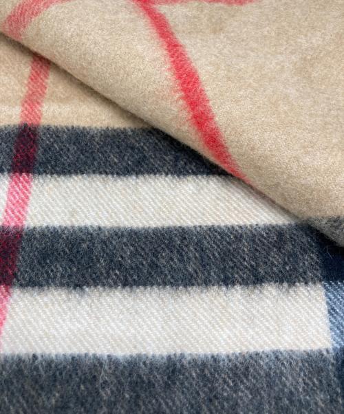 BURBERRY LONDON（バーバリーロンドン）BURBERRY LONDON (バーバリーロンドン) ノヴァチェック柄カシミヤマフラー ベージュ サイズ:168㎝×30㎝の古着・服飾アイテム