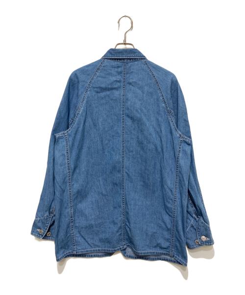 JOHNBULL（ジョンブル）JOHNBULL (ジョンブル) デニムカバーオールジャケット ブルー サイズ:Ｓの古着・服飾アイテム