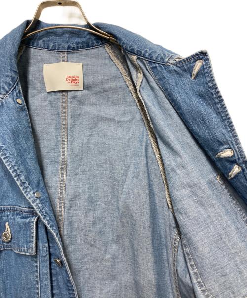 JOHNBULL（ジョンブル）JOHNBULL (ジョンブル) デニムカバーオールジャケット ブルー サイズ:Ｓの古着・服飾アイテム