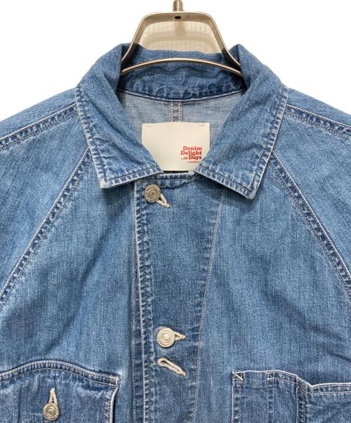 JOHNBULL（ジョンブル）JOHNBULL (ジョンブル) デニムカバーオールジャケット ブルー サイズ:Ｓの古着・服飾アイテム