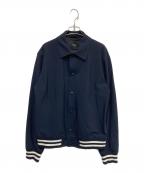 theoryセオリー）の古着「バーシティジャケット」｜ネイビー