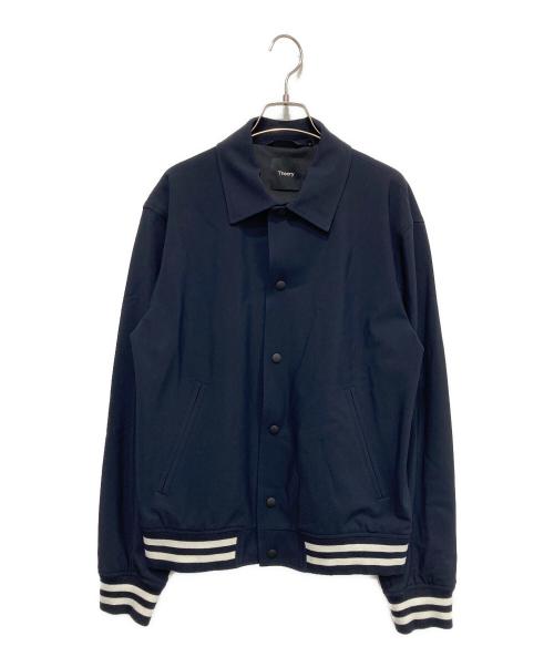 theory（セオリー）theory (セオリー) バーシティジャケット ネイビー サイズ:Ｍの古着・服飾アイテム
