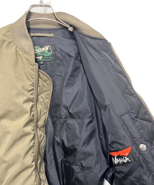 Schott（ショット）Schott (ショット) NANGA (ナンガ) ヒノック MA-1 ジャケット カーキ サイズ:Ｍの古着・服飾アイテム