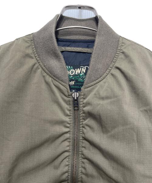 Schott（ショット）Schott (ショット) NANGA (ナンガ) ヒノック MA-1 ジャケット カーキ サイズ:Ｍの古着・服飾アイテム