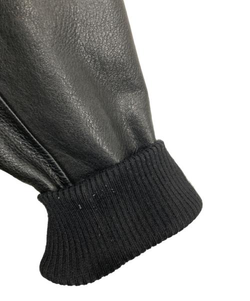 skookum（スクーカム）skookum (スクーカム) EDIFICE (エディフィス) 別注 レザー スタジャン ブラック サイズ:Ｍの古着・服飾アイテム