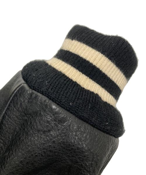 skookum（スクーカム）skookum (スクーカム) EDIFICE (エディフィス) 別注 レザー スタジャン ブラック サイズ:Ｍの古着・服飾アイテム