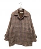 JOURNAL STANDARD relumeジャーナルスタンダード レリューム）の古着「ウールビーバーステンカラーショートコート」｜ベージュ
