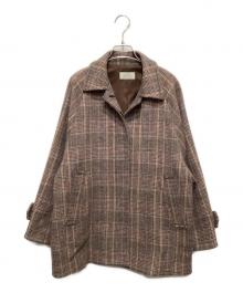 JOURNAL STANDARD relume（ジャーナルスタンダード レリューム）の古着「ウールビーバーステンカラーショートコート」｜ベージュ