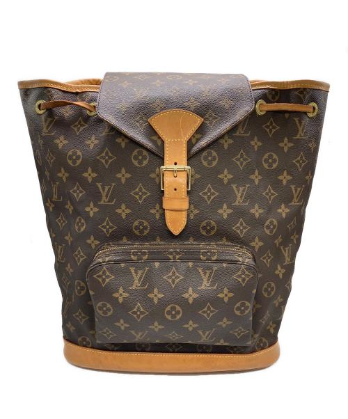 LOUIS VUITTON（ルイ ヴィトン）LOUIS VUITTON (ルイ ヴィトン) モンスリGM / リュック ブラウンの古着・服飾アイテム