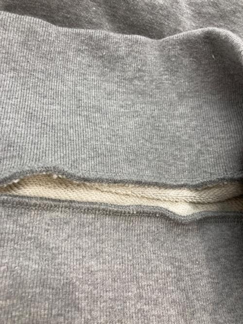 LOOPWHEELER（ループウィラー）LOOPWHEELER (ループウィラー) 三三屋 コラボプルオーバーパーカー グレー サイズ:Lの古着・服飾アイテム