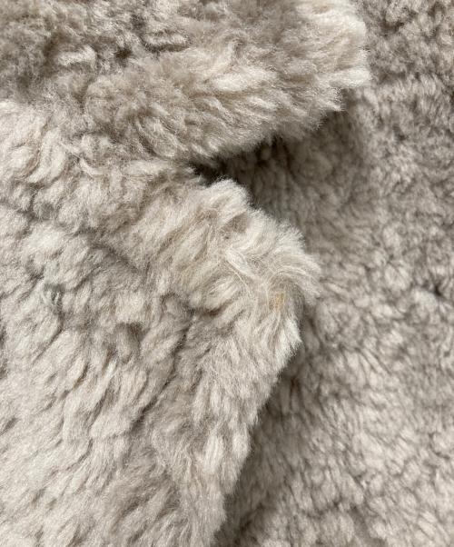 Noble（ノーブル）Noble (ノーブル) リッチフェイクボアショートコート ベージュ サイズ:-の古着・服飾アイテム