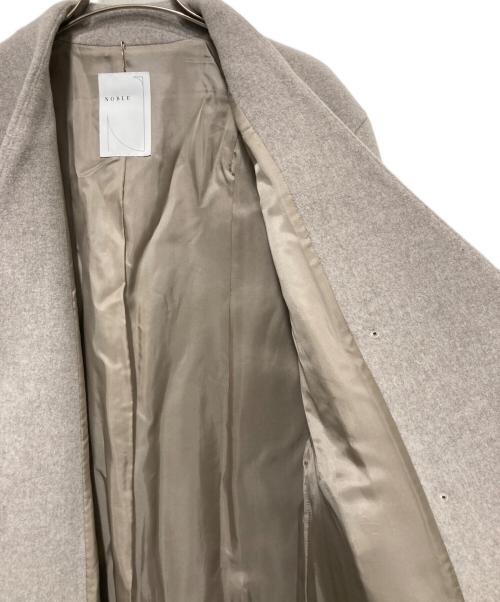 Noble（ノーブル）Noble (ノーブル) MTRチェスターディテールVカラーコート グレー サイズ:36の古着・服飾アイテム