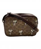 COACH×PEANUTSコーチ×ピーナッツ）の古着「ショルダーバッグ」｜ブラウン