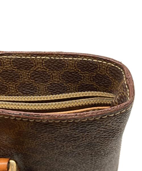 CELINE（セリーヌ）CELINE (セリーヌ) マカダム柄トートバッグ ブラウンの古着・服飾アイテム