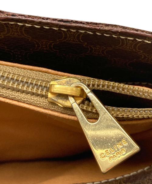 CELINE（セリーヌ）CELINE (セリーヌ) マカダム柄トートバッグ ブラウンの古着・服飾アイテム