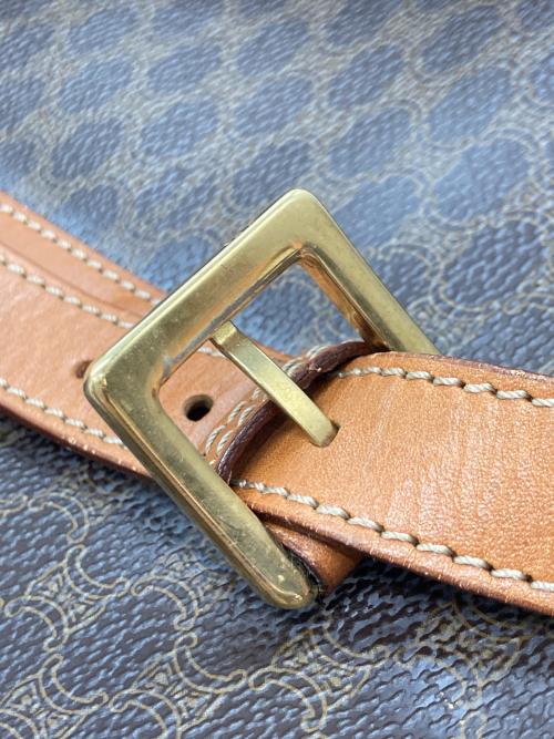 CELINE（セリーヌ）CELINE (セリーヌ) マカダム柄トートバッグ ブラウンの古着・服飾アイテム