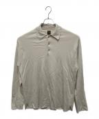 BATONERバトナ―）の古着「32G SMOOTH WOOL POLO」｜ベージュ