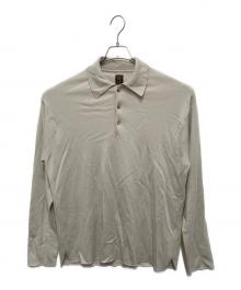 BATONER（バトナ―）の古着「32G SMOOTH WOOL POLO」｜ベージュ