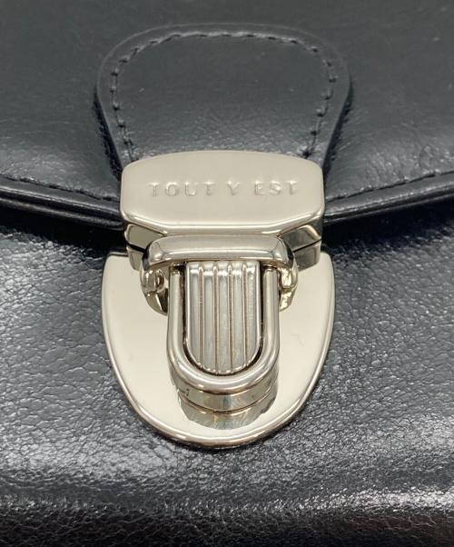 TOUT Y EST（トゥティエ）TOUT Y EST (トゥティエ) SAC VOLET SMALL バッグ ブラックの古着・服飾アイテム