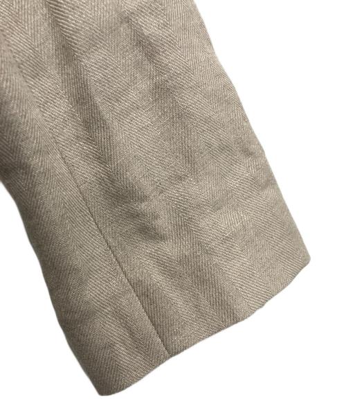 CHAOS（カオス）CHAOS (カオス) リネンヘリンボーンダブルブレストジャケット アイボリー サイズ:FREEの古着・服飾アイテム