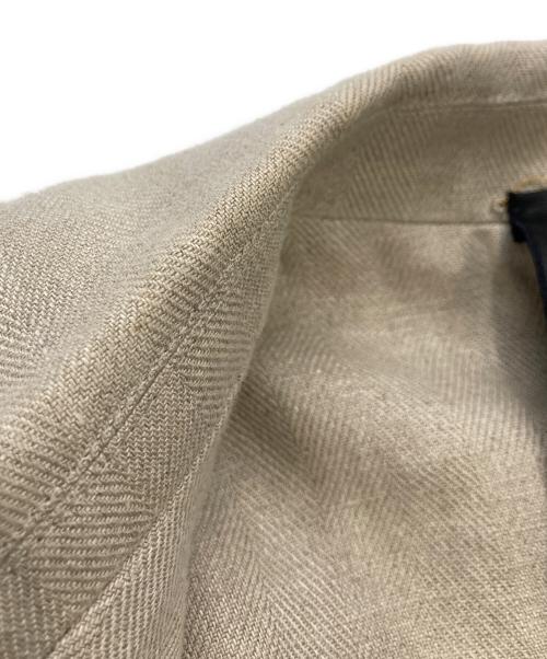 CHAOS（カオス）CHAOS (カオス) リネンヘリンボーンダブルブレストジャケット アイボリー サイズ:FREEの古着・服飾アイテム